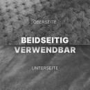 Sitzkissen Polyester 70x120 cm Anthrazit