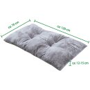Palettenkissen 2er Set 70 x 120 cm Taupe