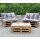 Palettenkissen 2er Set 70 x 120 cm Taupe