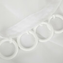 Ringe mit Faltenleghaken Ø40mm 10er Set Weiß