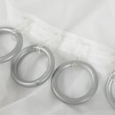 Ringe mit Faltenleghaken Ø40mm 10er Set Grau