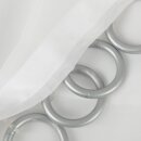Ringe mit Faltenleghaken Ø40mm 10er Set Grau