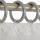 Ringe mit Faltenleghaken Ø40mm 10er Set Grau