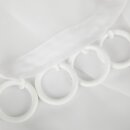 Ringe mit Faltenleghaken Ø40mm 40er Set Weiß