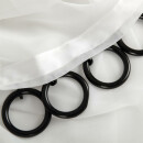 Ringe mit Faltenleghaken Ø40mm 40er Set Schwarz