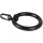 Ringe mit Faltenleghaken Ø40mm 40er Set Schwarz