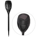 LED Solar Fackel im Flammeneffekt mit Erdspieß 2er-Pack