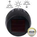 LED Solar Fackel im Flammeneffekt mit Erdspieß 4er-Pack