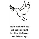7 Tage Brenner mit Motiv (Weiß) - 3er Pack Taube