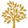 4 Tage Brenner mit Motiv (Weiß) - 1er Pack Baum (Gold)