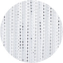 Fadenvorhang in Lurex- Optik mit Stangendurchzug 300 x 250cm in Weiß
