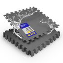 Bodenschutzmatte für Pool/Fitness Anthrazit 50x50cm...