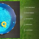 Bodenschutzmatte für Pool/Fitness Anthrazit 50x50cm 16er-Pack