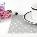 Servietten 33x33cm, 1/4 Falz, 3-lagig, 20er Pack - Sterneküche