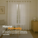 Gardinenschal Ellen blickdicht mit Ösen 2er Pack 140x145 cm Weiß