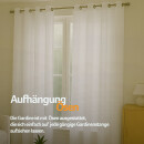 Gardinenschal Ellen blickdicht mit Ösen 2er Pack 140x145 cm Weiß