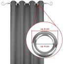 Dekoschal Ellen Ösen Blickdicht 2er Pack - 140x145cm Grün