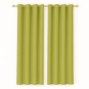 Gardinenschal Ellen blickdicht mit Ösen 2er Pack...