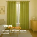 Gardinenschal Ellen blickdicht mit Ösen 2er Pack 140x145 cm Grün