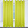 Dekoschal Ellen Ösen Blickdicht 2er Pack - 140x145cm Grün