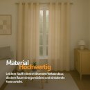 Gardinenschal Ellen blickdicht mit Ösen 2er Pack 140x145 cm Beige
