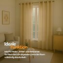 Gardinenschal Ellen blickdicht mit Ösen 2er Pack 140x145 cm Beige