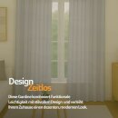 Dekoschal Ellen Ösen Blickdicht 2er Pack - 140x145cm Hellgrau