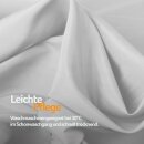 Dekoschal Ellen Ösen Blickdicht 2er Pack - 140x145cm Hellgrau