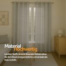 Gardinenschal Ellen blickdicht mit Ösen 2er Pack 140x145 cm Hellgrau