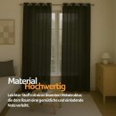 Gardinenschal Ellen blickdicht mit Ösen 2er Pack 140x175 cm Schwarz