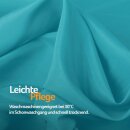 Gardinenschal Ellen blickdicht mit Ösen 2er Pack 140x175 cm Türkis