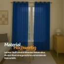 Gardinenschal Ellen blickdicht mit Ösen 2er Pack 140x175 cm Blau