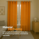 Gardinenschal Ellen blickdicht mit Ösen 2er Pack 140x245 cm Hellorange