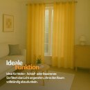Gardinenschal Ellen blickdicht mit Ösen 2er Pack 140x245 cm Gelb