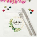 Servietten 33x33cm (Schön das du da bist), 1/4 Falz, 3-lagig, 120er Pack
