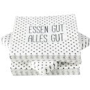 Servietten 33x33cm, 1/4 Falz, 3-lagig, 100er Pack - Essen gut, alles gut