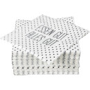 Servietten 33x33cm, 1/4 Falz, 3-lagig, 100er Pack - Essen gut, alles gut