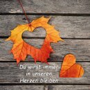 40h Brenner mit Motiv (Weiß) - 9er Pack Laub Herz