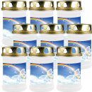40h Brenner mit Motiv (Weiß) - 9er Pack...