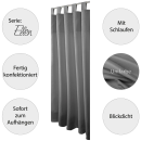 Dekoschal Ellen Schlaufen Blickdicht 2er Pack -