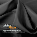 Dekoschal Ellen Schlaufen Blickdicht 2er Pack - 140x145cm Schwarz