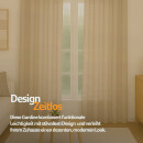 Gardinenschal Ellen blickdicht mit Schlaufen 2er-Pack Beige 140x145 cm