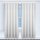 Dekoschal Ellen Schlaufen Blickdicht 2er Pack - 140x145cm Hellgrau