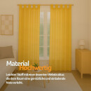 Gardinenschal Ellen blickdicht mit Schlaufen 2er Pack 140x145 cm Gelb