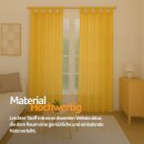 Gardinenschal Ellen blickdicht mit Schlaufen 2er-Pack Gelb 140x145 cm