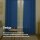 Gardinenschal Ellen blickdicht mit Schlaufen 2er-Pack Blau 140x175 cm