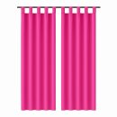 Gardinenschal Ellen blickdicht mit Schlaufen 2er Pack...