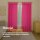 Gardinenschal Ellen blickdicht mit Schlaufen 2er Pack 140x175 cm Pink