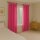 Gardinenschal Ellen blickdicht mit Schlaufen 2er Pack 140x175 cm Pink