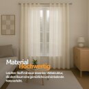 Gardinenschal Ellen blickdicht mit Schlaufen 2er Pack 140x225 cm Weiß